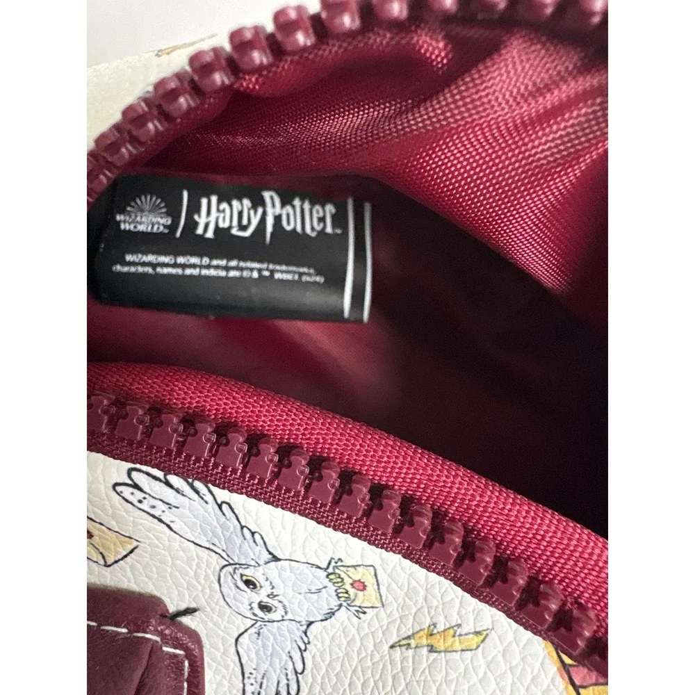 Harry Potter Mini Backpack Gryffindor‎ Hedwig Owl White Burgundy Unused  Clean